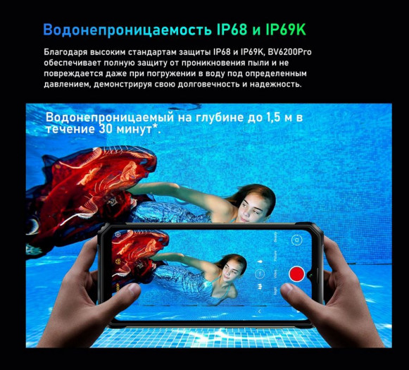 Смартфон Blackview BV6200 Pro 4/128Gb Green