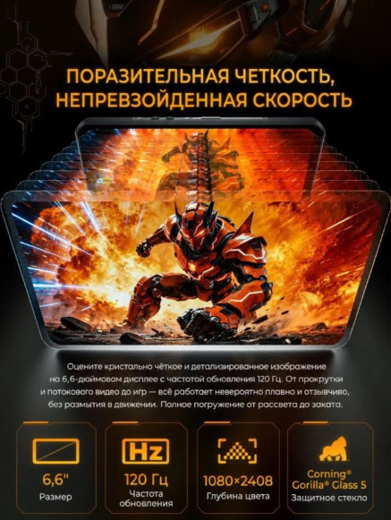 Смартфон Oukitel WP66 12/512Gb Orange