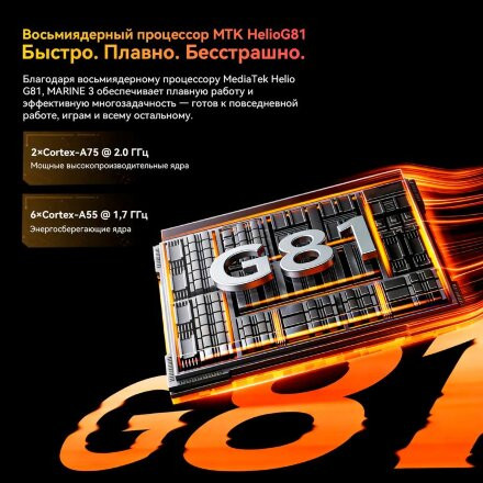 Смартфон Blackview Oscal MARINE 3 8/128Gb Phantom Black