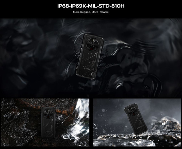 Смартфон Doogee V40 5G 12/512Gb Midnight Silver