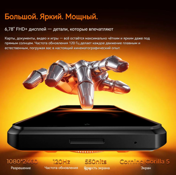 Смартфон Oukitel WP500 12Gb/1Tb Orange