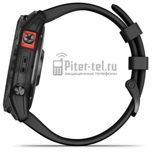 Умные часы Garmin Fenix 7X Solar, Сланцево-серый с черным ремешком