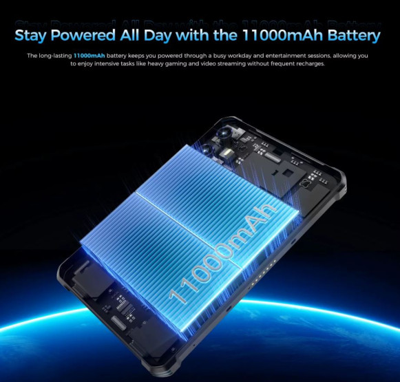 Планшет Oukitel RT3 Plus 4/128Gb Black