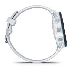 Умные часы Garmin Forerunner 255 Music с белым ремешком