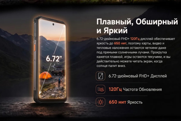 Смартфон AGM X7 6/256Gb Black