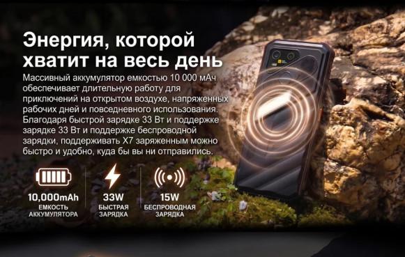 Смартфон AGM X7 6/256Gb Black
