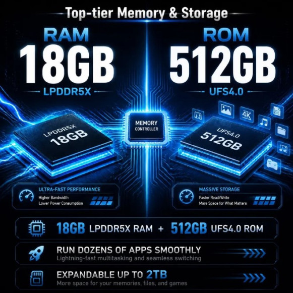 Смартфон Unihertz TANK 5 18/512Gb Black