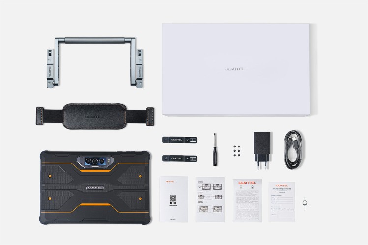 Планшет Oukitel RT8 6/256Gb Orange с подставкой