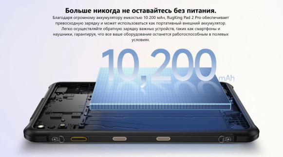 Планшет Ulefone RugKing Pad 2 Pro 8/256Gb Black