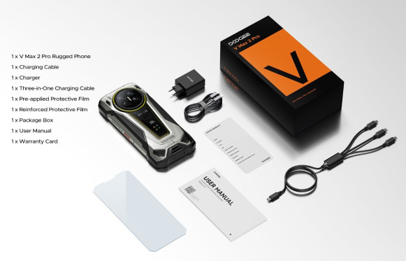 Смартфон Doogee V Max 2 Pro 16Gb/1Tb Dusk Black