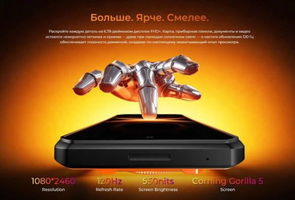Смартфон Oukitel WP500 Ultra 12Gb/1Tb Orange